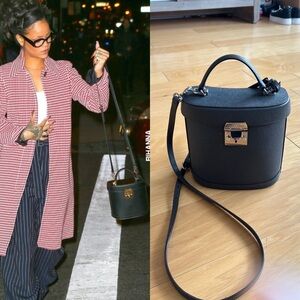 Mark Cross Benchley top handle vanity bag